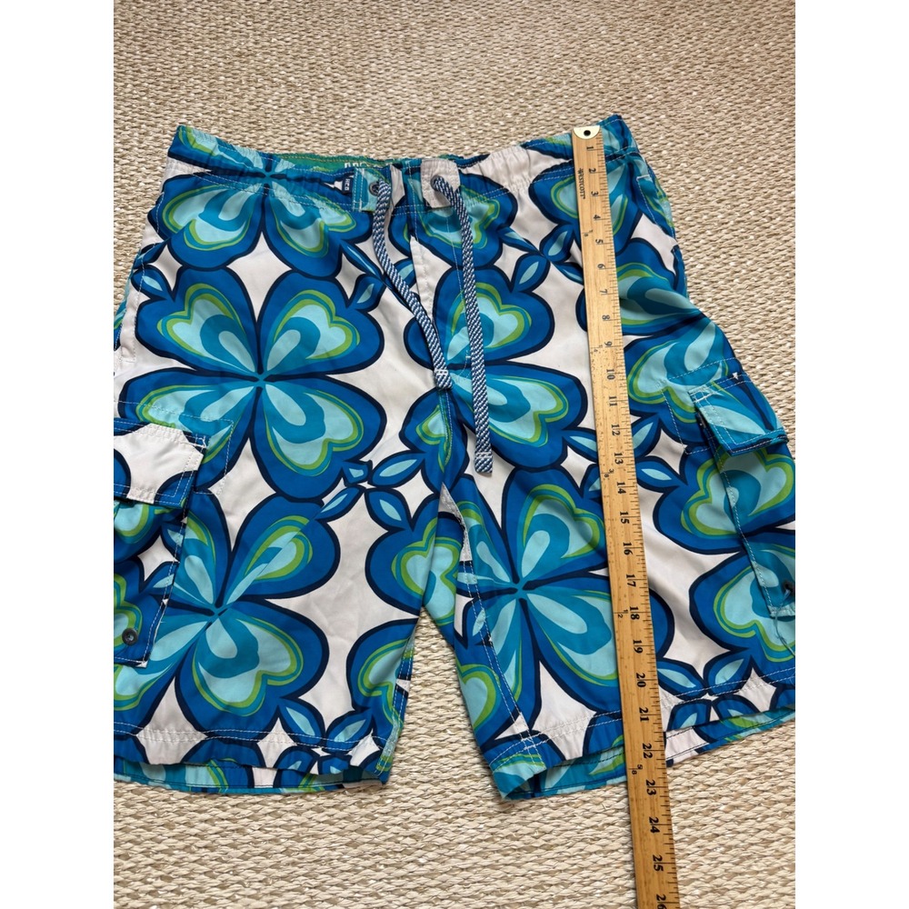 Hollister y2k Retro Floral Board Shorts Swim Trunks HCO vantage style surf M - Picture 4 of 8